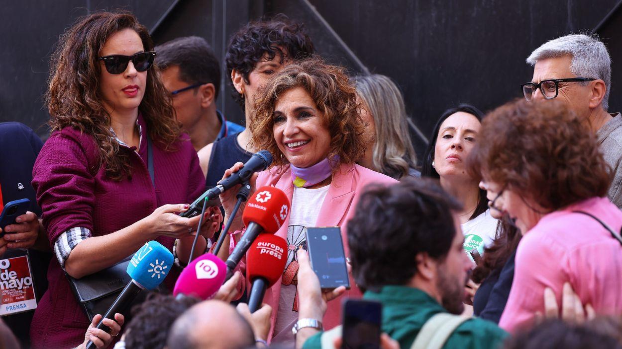 Secretaria general del PSOE-A y candidata a la Presidencia de la Junta, María Jesús Montero
