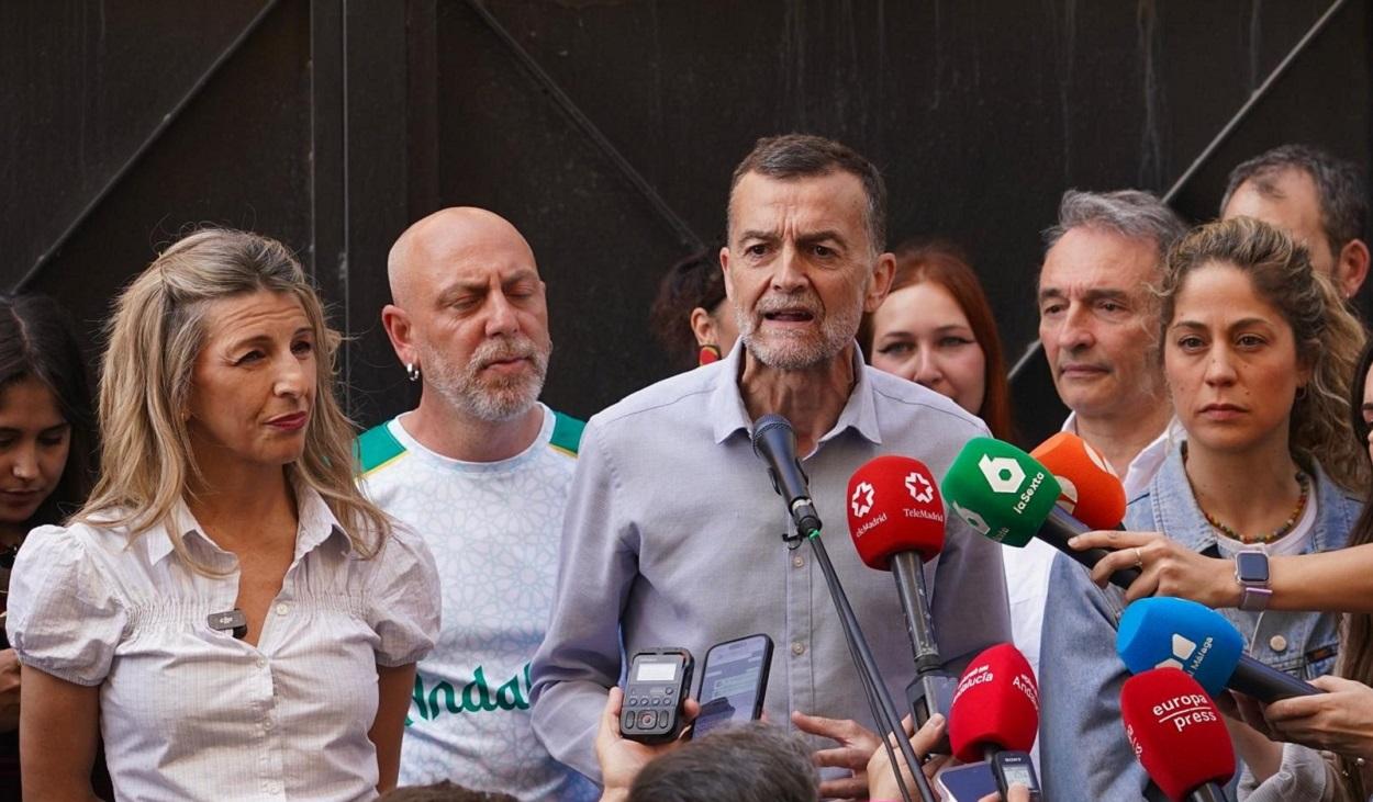 El candidato de Por Andalucía a la Junta de Andalucía, Antonio Maíllo. EP