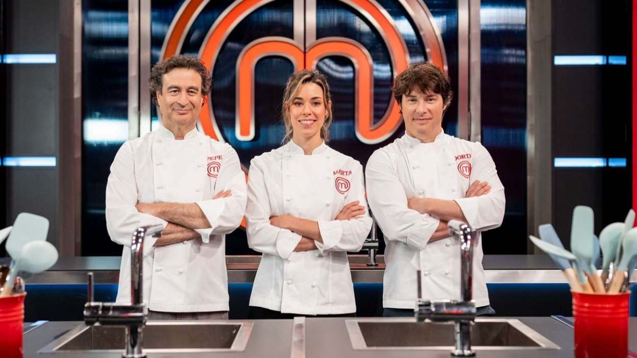 Pepe Rodríguez, Marta Sanahuja (@DeliciousMartha) y Jordi Cruz, jurado de Masterchef Celebrity Leyends