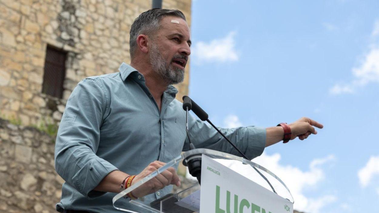 El presidente de Vox, Santiago Abascal. EP.