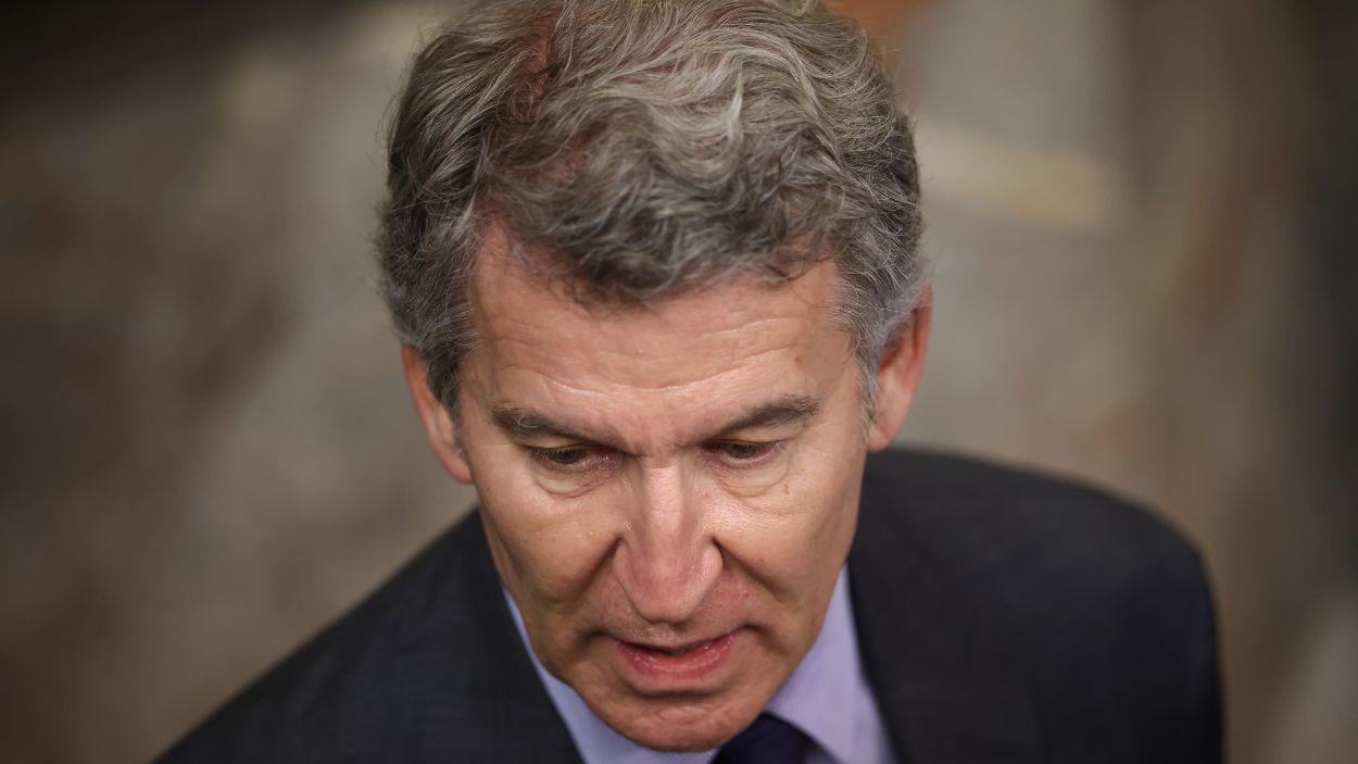 El presidente del PP, Alberto Núñez Feijóo EP.