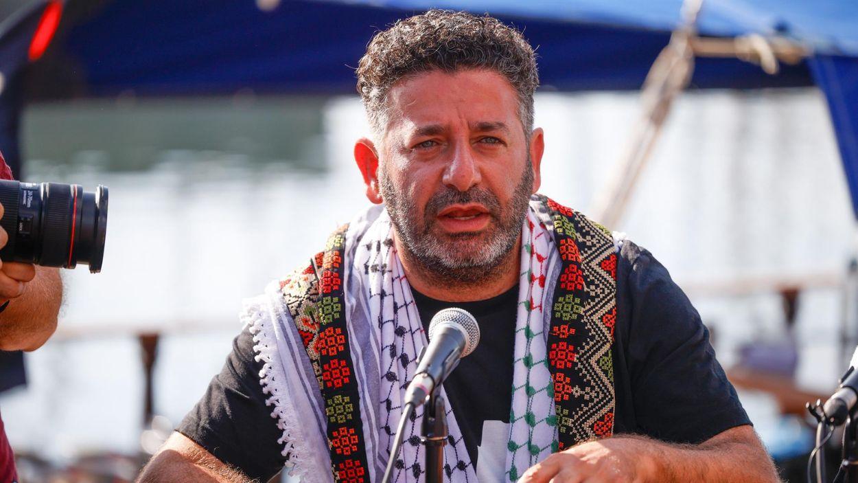 El activista de la Global Sumud Flotilla, Saif Abukeshek. Europa Press / Archivo. 