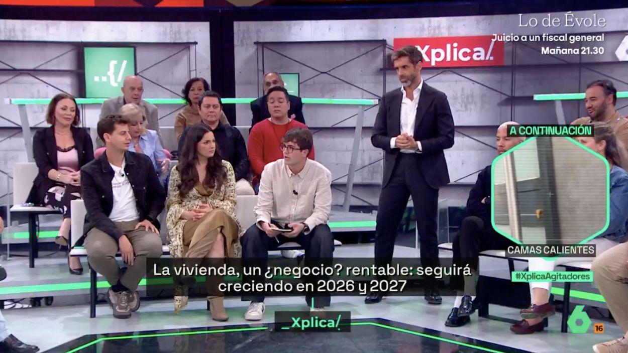 El estudiante Aritz Durán en laSexta Xplica. LaSexta.