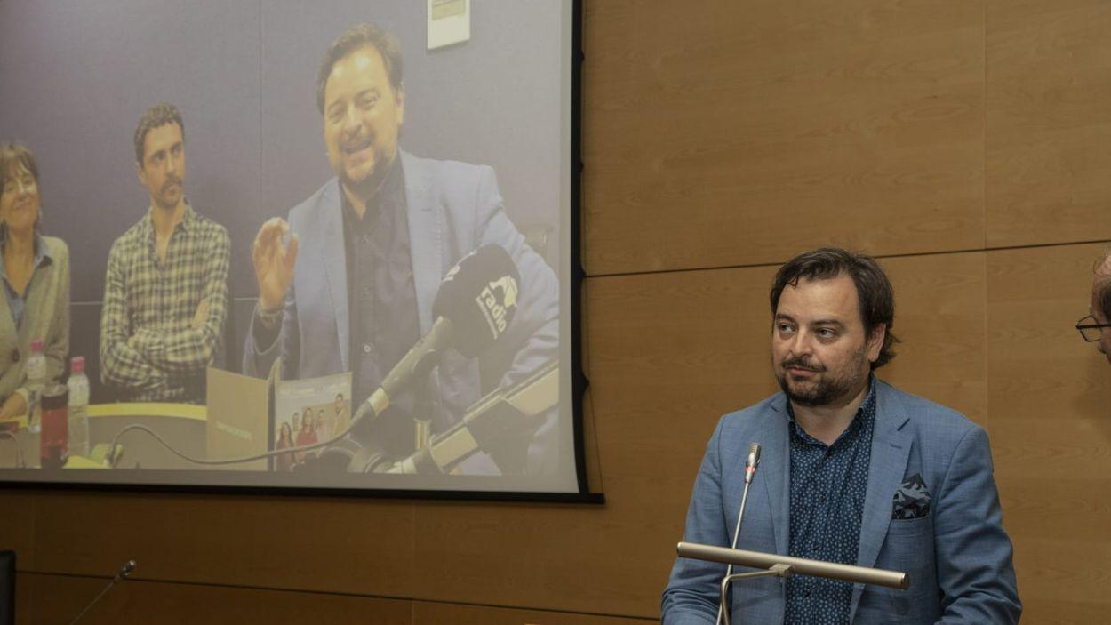 David Felipe Arranz recibe el Premio Ciudadanos 2026 por su labor al frente de 'El Marcapáginas'.