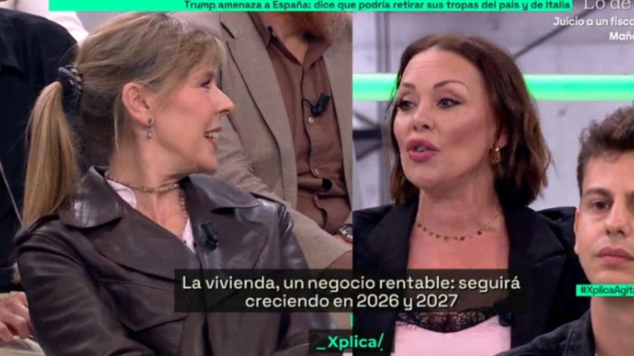 Una portavoz del Sindicato de Inquilinas destroza a una propietaria Representas a los especuladores. LaSexta.
