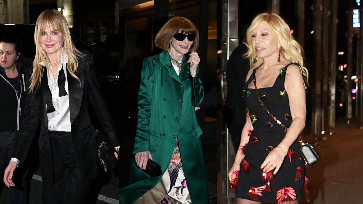  Nicole Kidman, Anna Wintour y Donatella Versace en la exclusiva fiesta de Jeff Bezos 