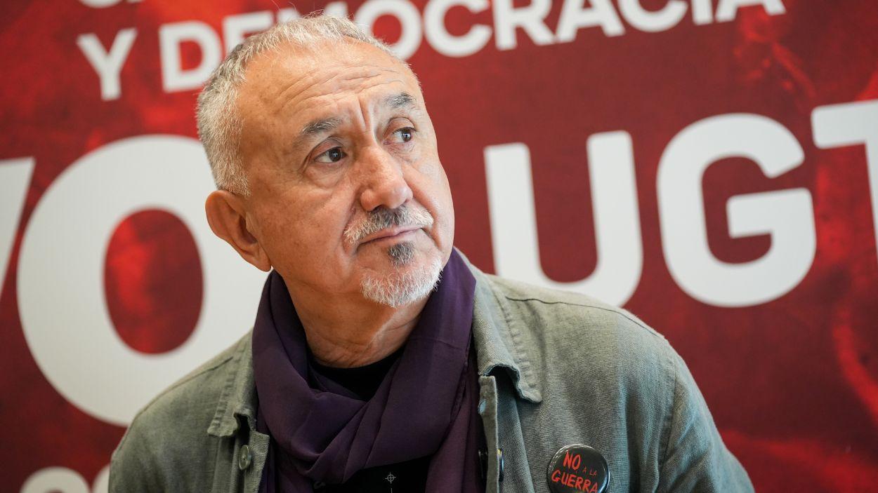 El secretario general de la UGT, Pepe Álvarez