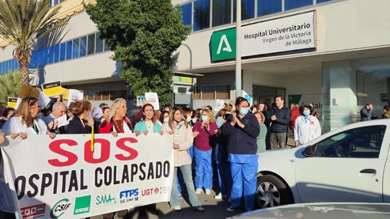 Protesta Clinicio Malaga / Satse
