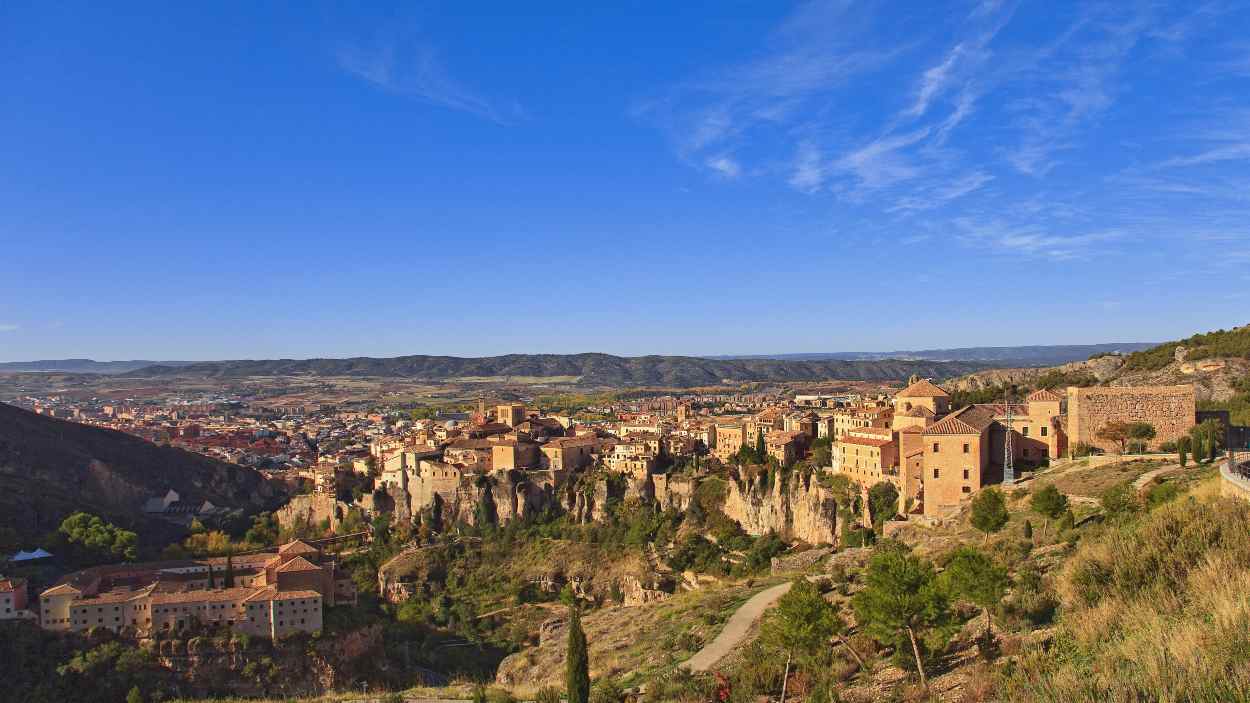 Vista del casco urbano de Cuenca. EP.