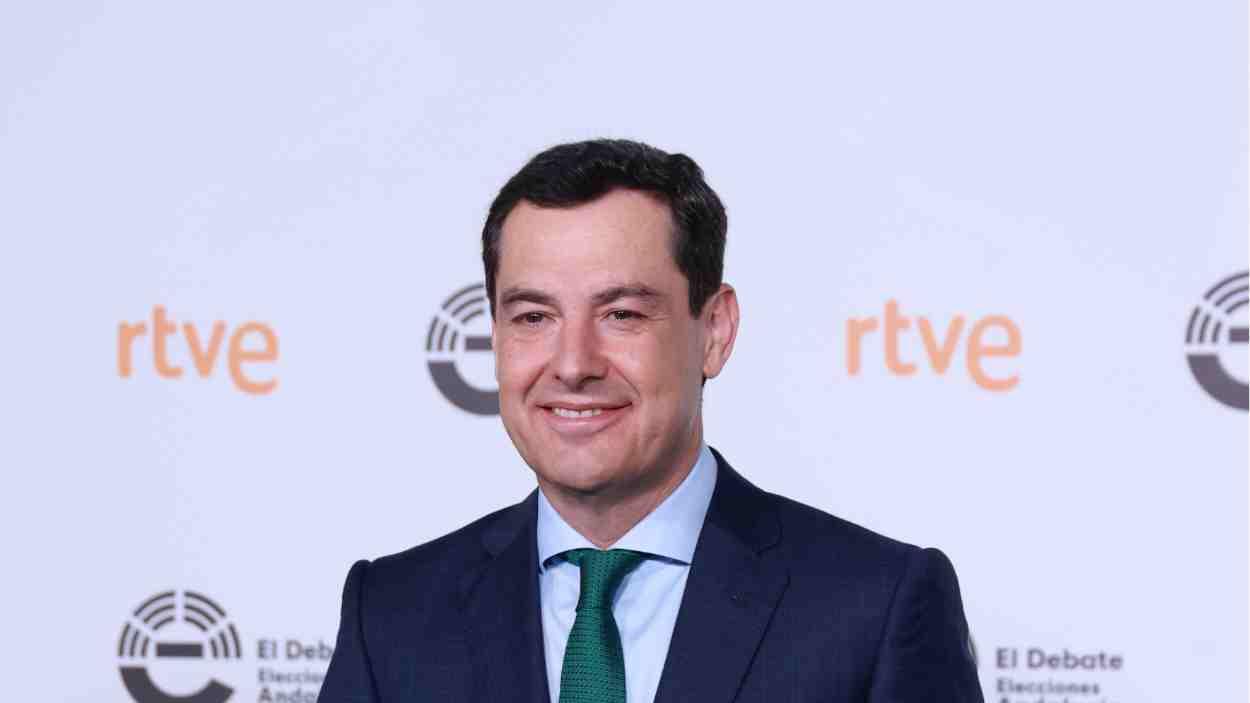 Moreno Bonilla en el debate andaluz. EP