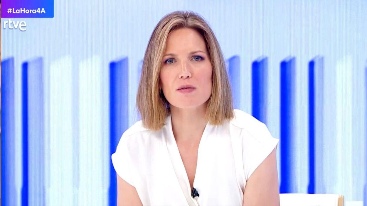 Silvia Intxaurrondo en 'La hora de La 1'. TVE