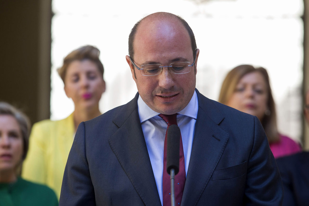 El expresidente del Gobierno de Murcia, Pedro Antonio Sánchez