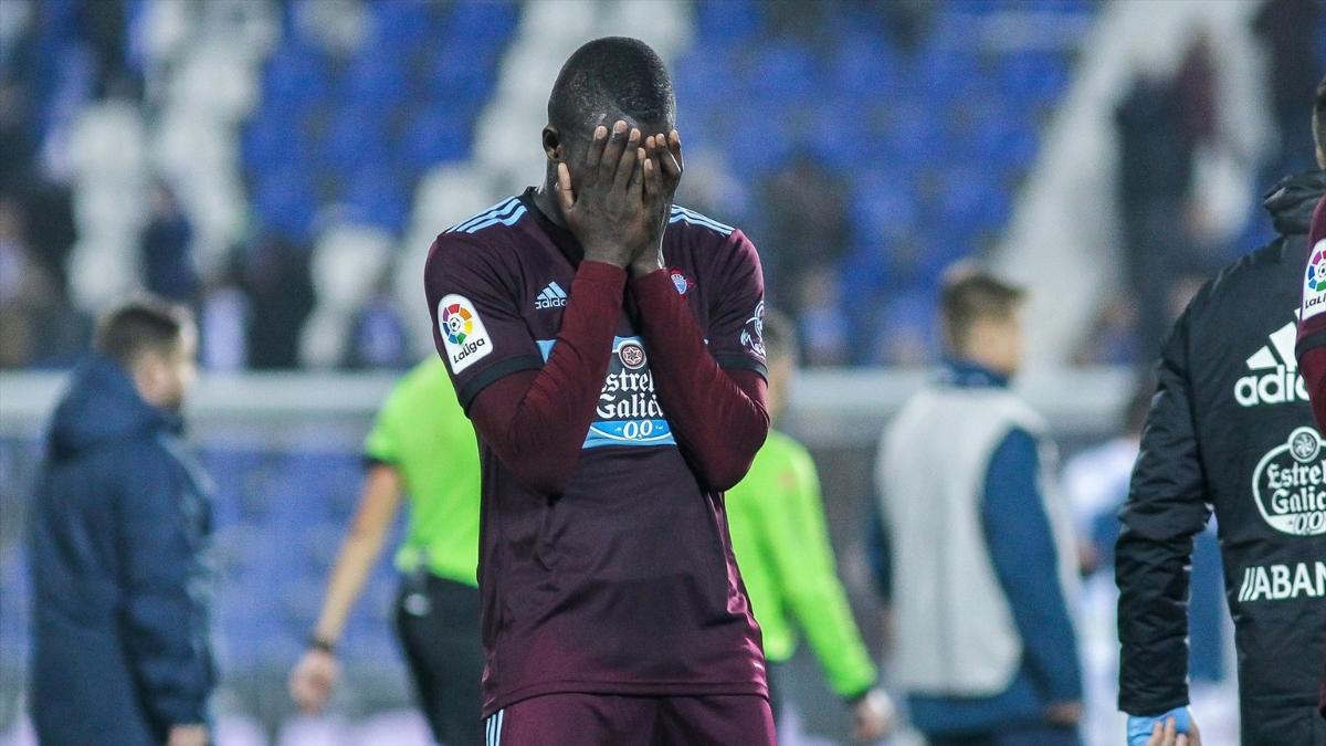 Pape Cheikh durante un partido con el Celta| EP