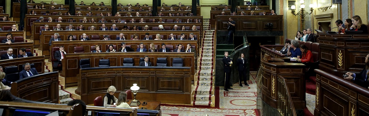 Vista del pleno del Congreso fuente EFE