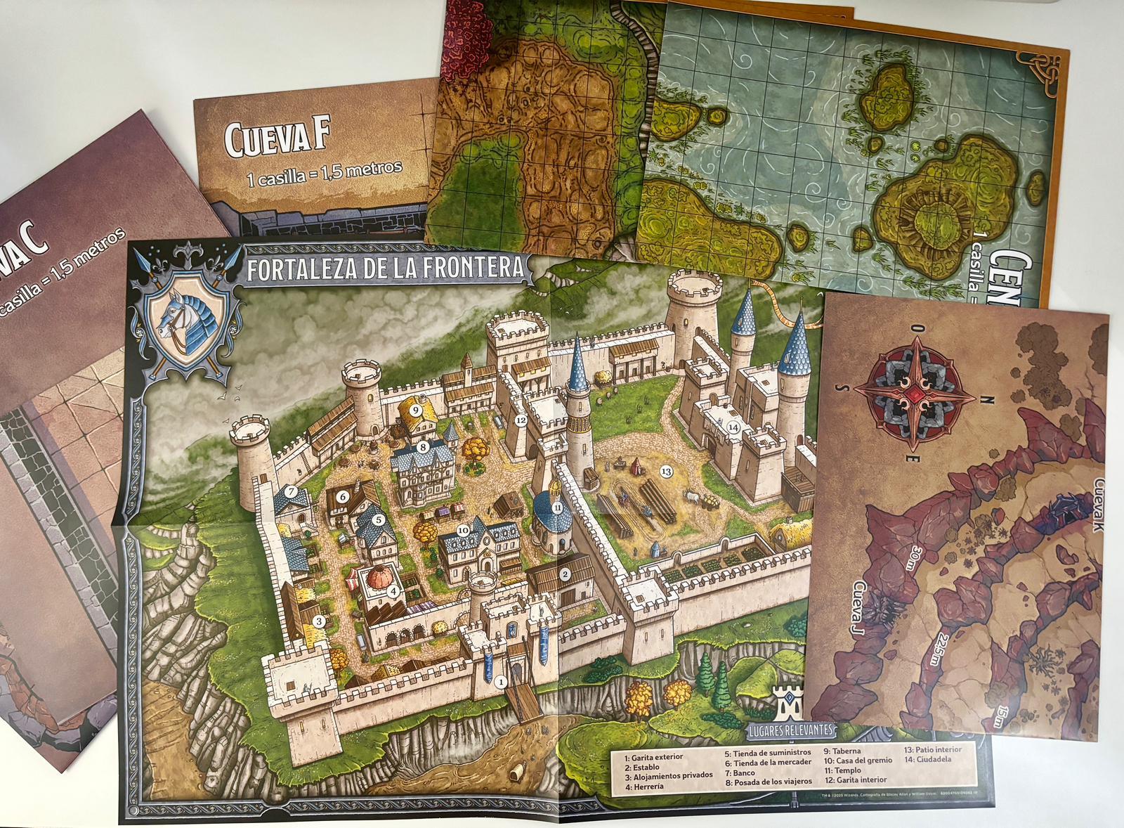Los mapas a doble cara aportan un componente muy visual a la experiencia.