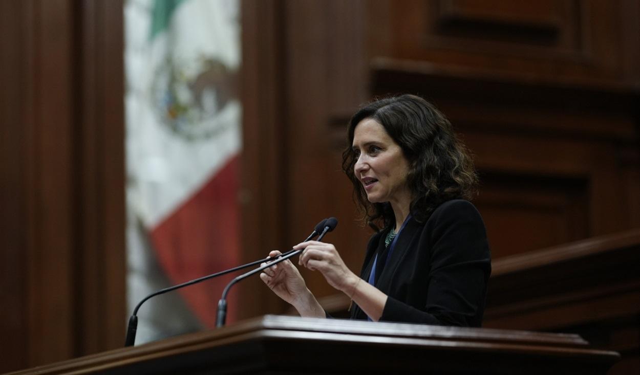 La presidenta de la Comunidad de Madrid, Isabel Díaz Ayuso, en México. EP