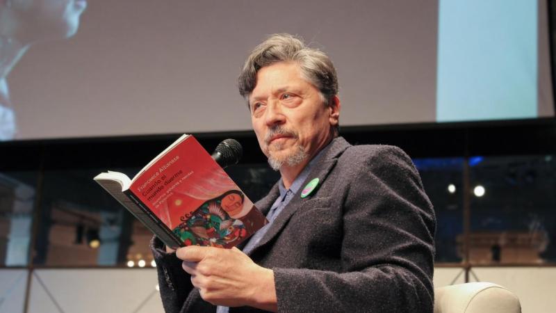Carlos Bardem durante la presentación del libro