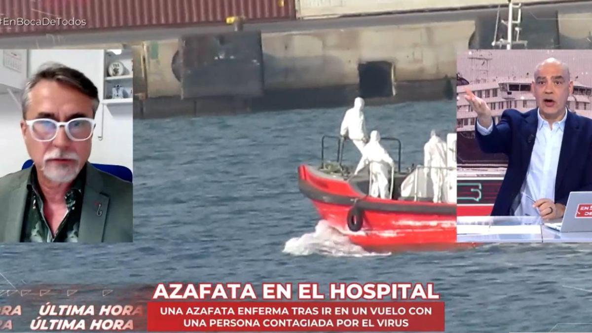 Un inmunólogo se encara en directo con Nacho Abad tras sus elucubraciones sobre el hantavirus: “Tranquilidad, déjame hablar”