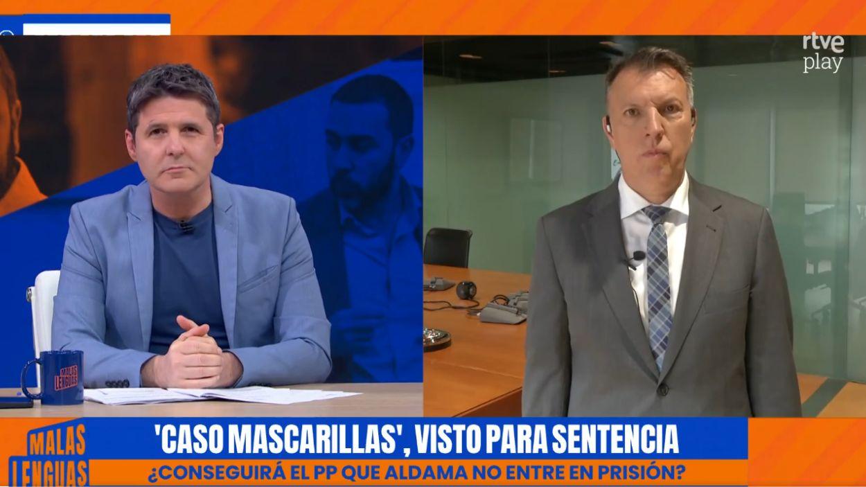 Joaquim Bosch durante su intervención en 'Malas Lenguas'