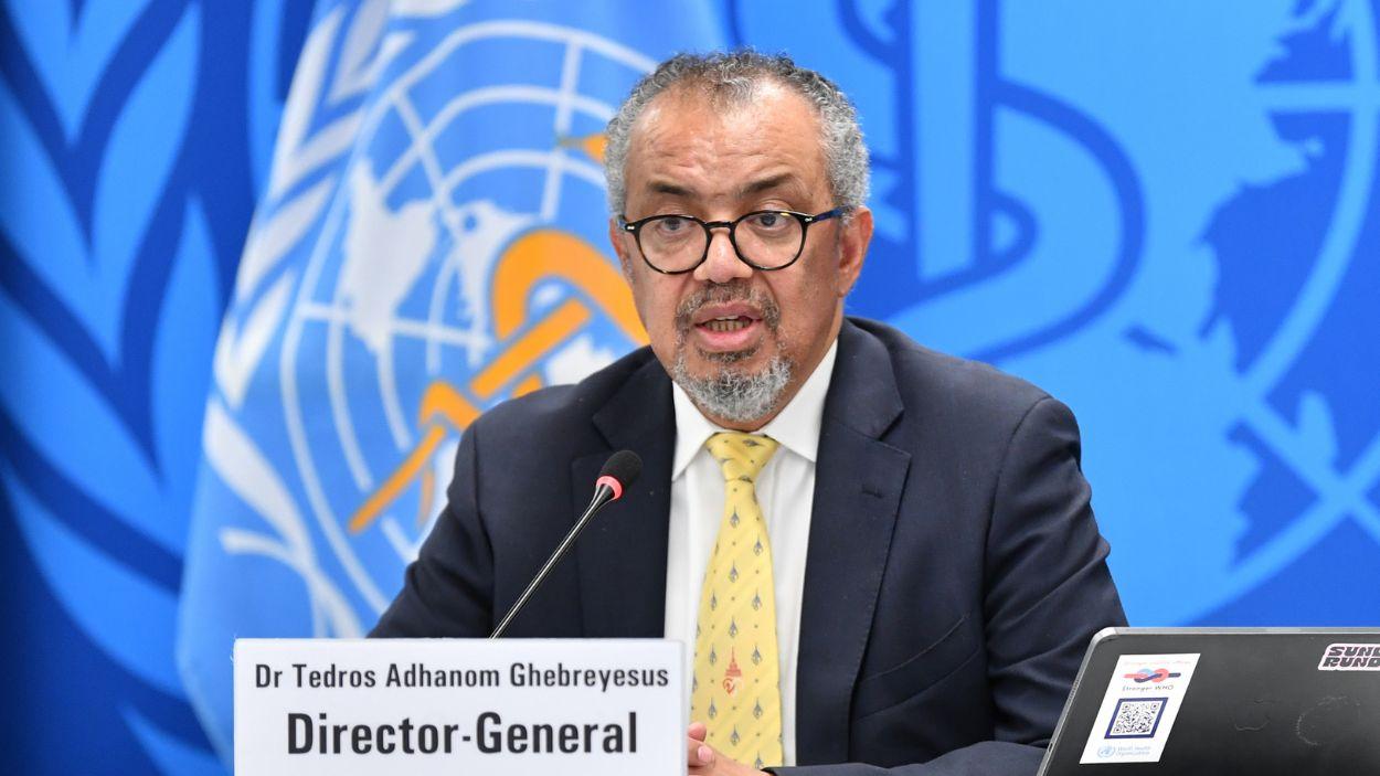 El director general de la OMS, Tedros Adhanom Ghebreyesus, en una imagen de archivo. EP.