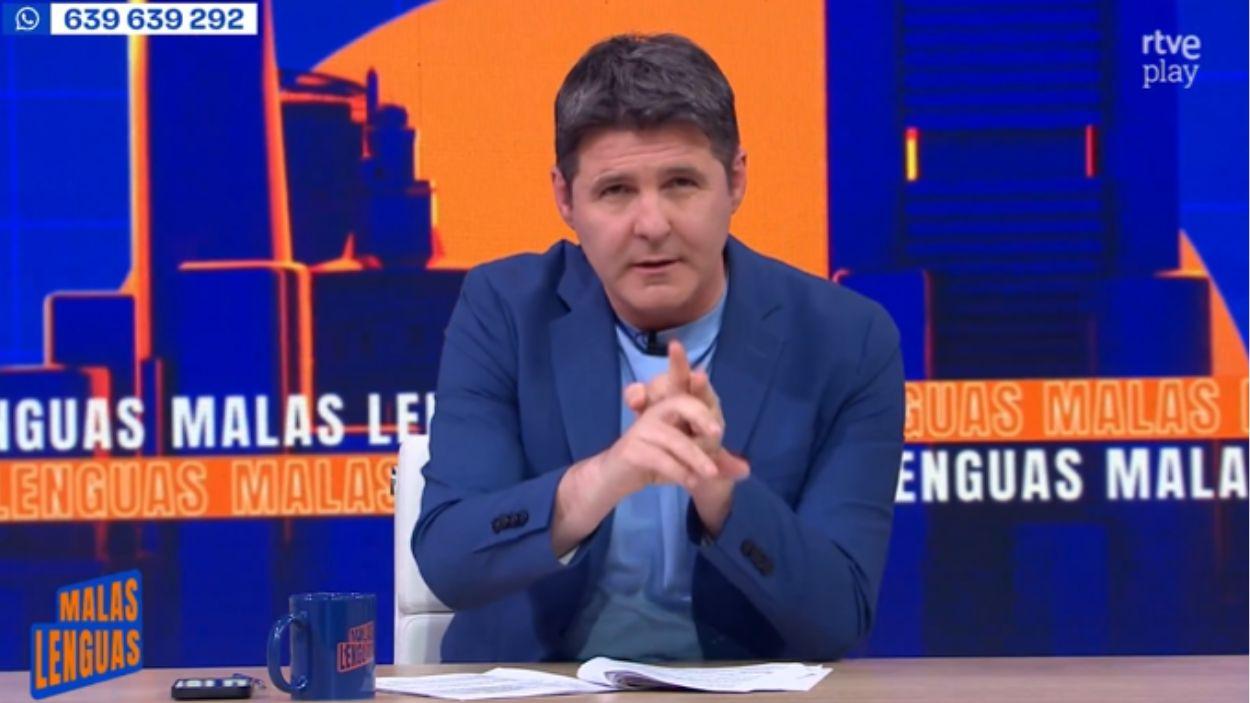 Jesús Cintora en 'Malas Lenguas'. TVE (1)