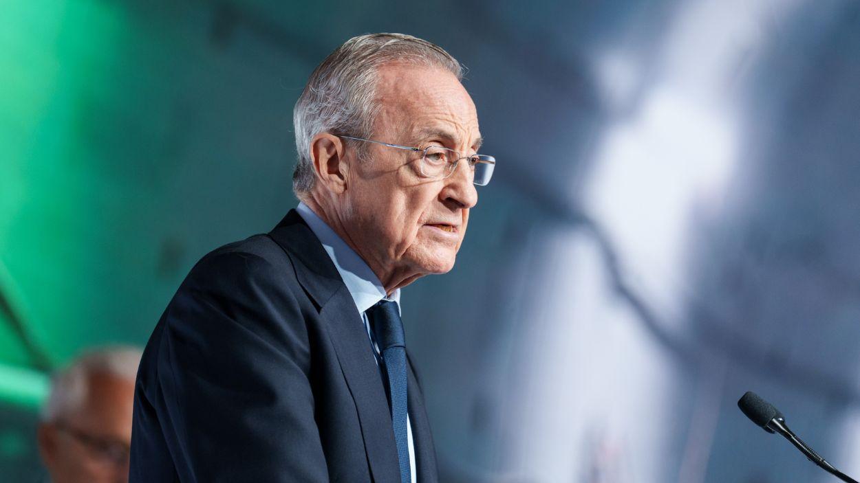 El presidente de ACS, Florentino Pérez, durante la junta de accionistas de ACS, en Ifema Madrid, a 8 de mayo de 2026. EP