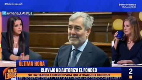 Sarah Santaolalla liquida en pocas palabras a Clavijo: 