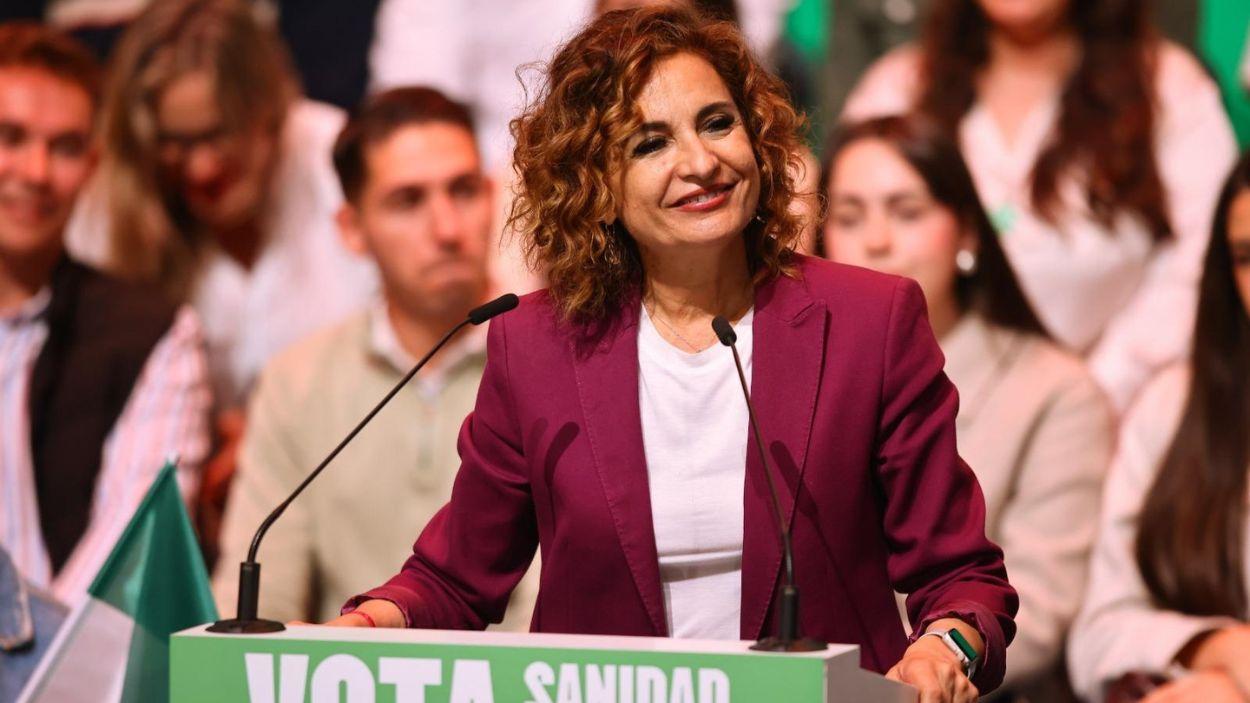 Secretaria general del PSOE-A y candidata a la Junta de Andalucía, María Jesús Montero / Salva Castizo