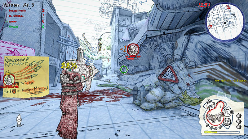 Captura del videojuego 'Drawn To Death'