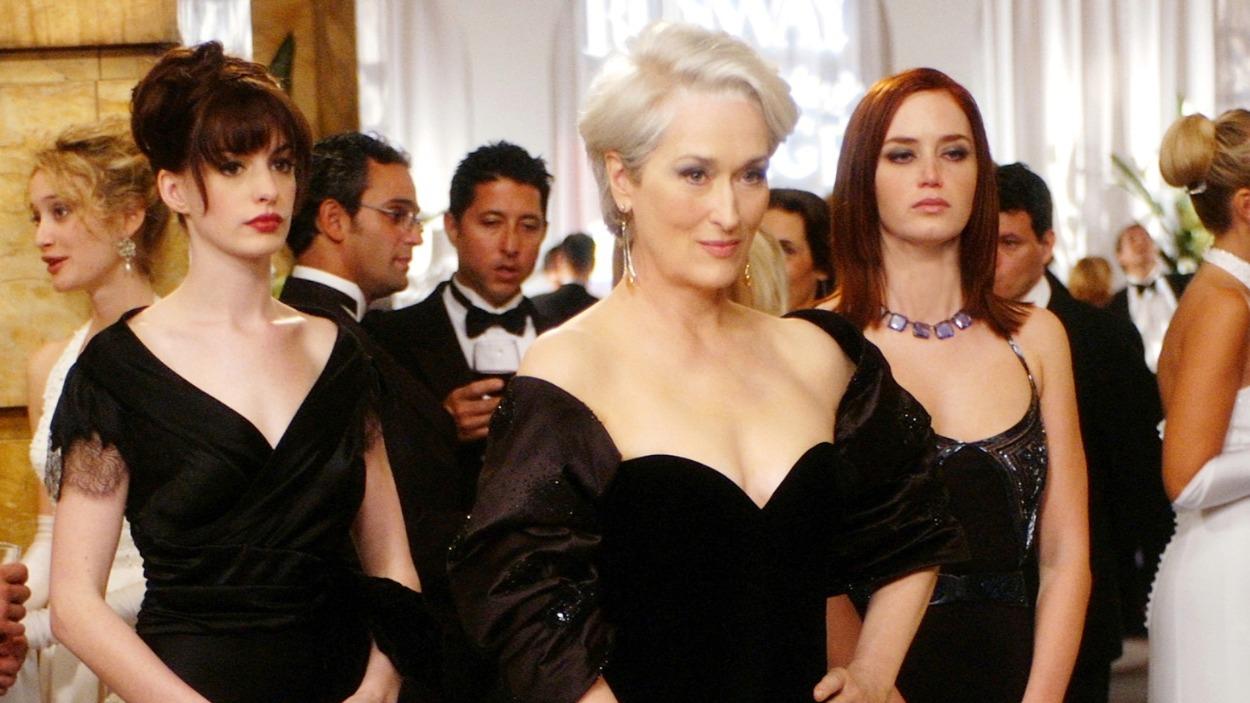 Anne Hathaway, Meryl Streep y Emily Blunt en 'El Diablo Viste de Prada'