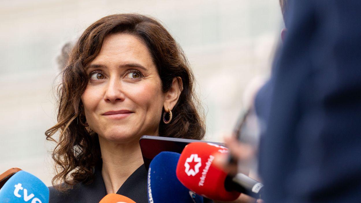 La presidenta de la Comunidad de Madrid, Isabel Díaz Ayuso. EP. 