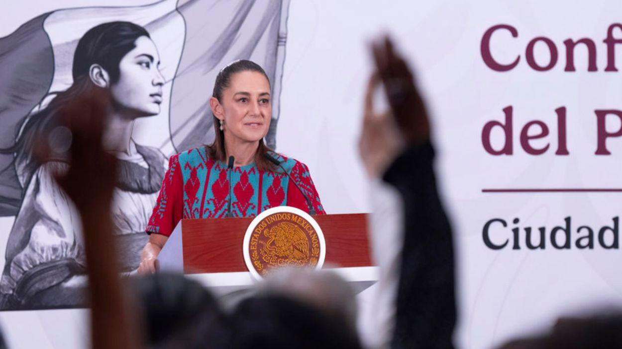La presidenta de México, Claudia Sheinbaum. EP.