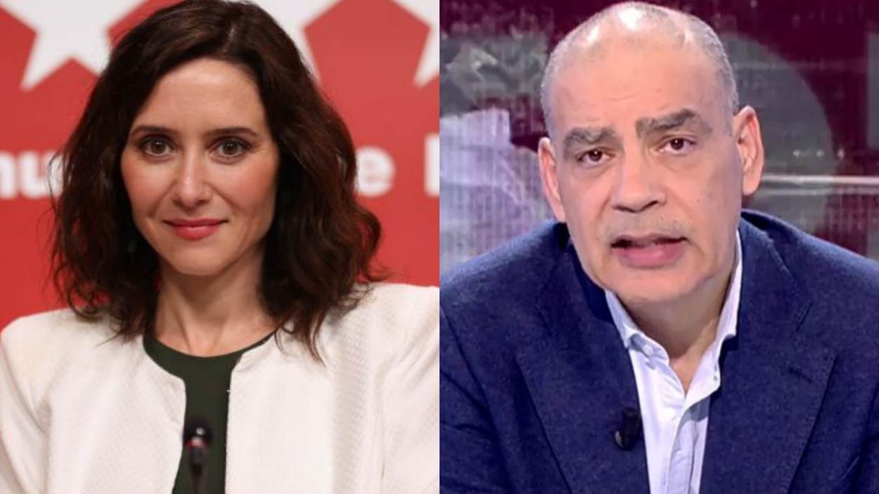 Isabel Díaz Ayuso y Nacho Abad