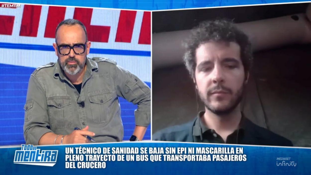 Risto Mejide y Pedro Gullón en 'Todo es mentira'. Mediaset