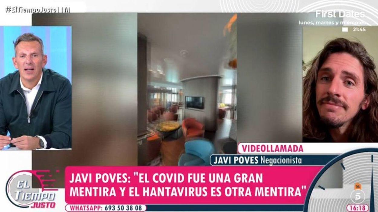 Joaquín Prat y Javi Poves en 'El tiempo justo'. Mediaset