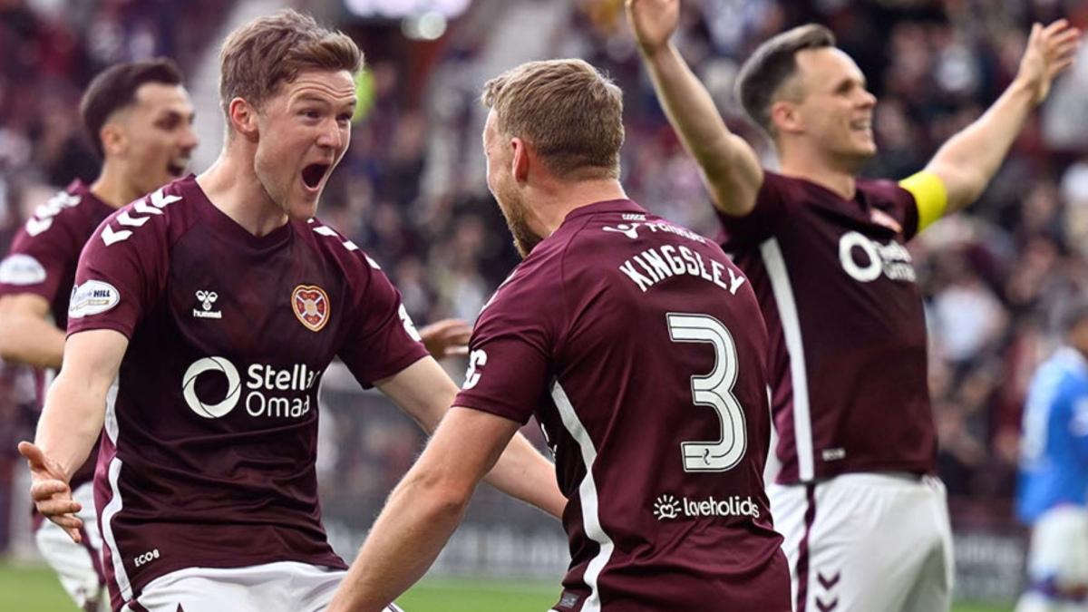 Hearts celebrando un gol| @heartofmidlothianfc