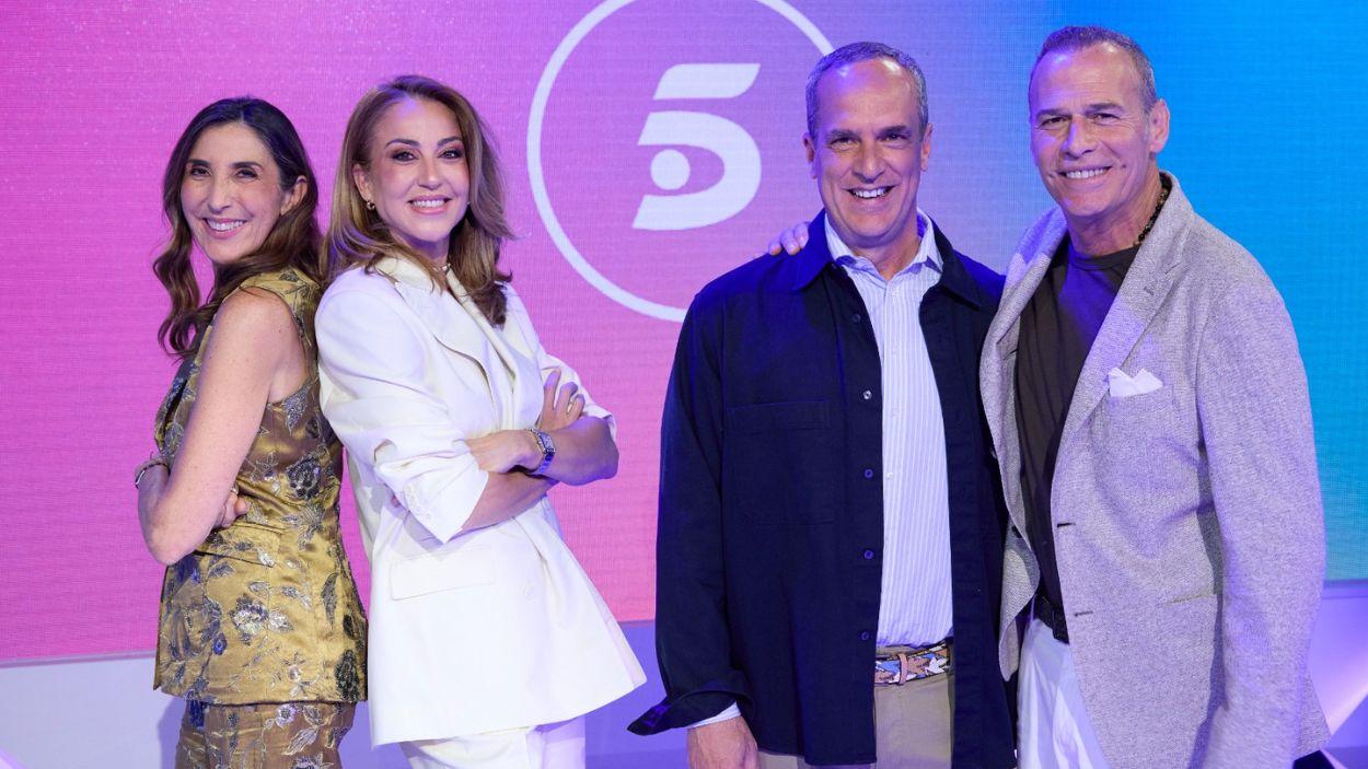 Paz Padilla, Beatriz Archidona, Santi Acosta y Carlos Lozano. Mediaset