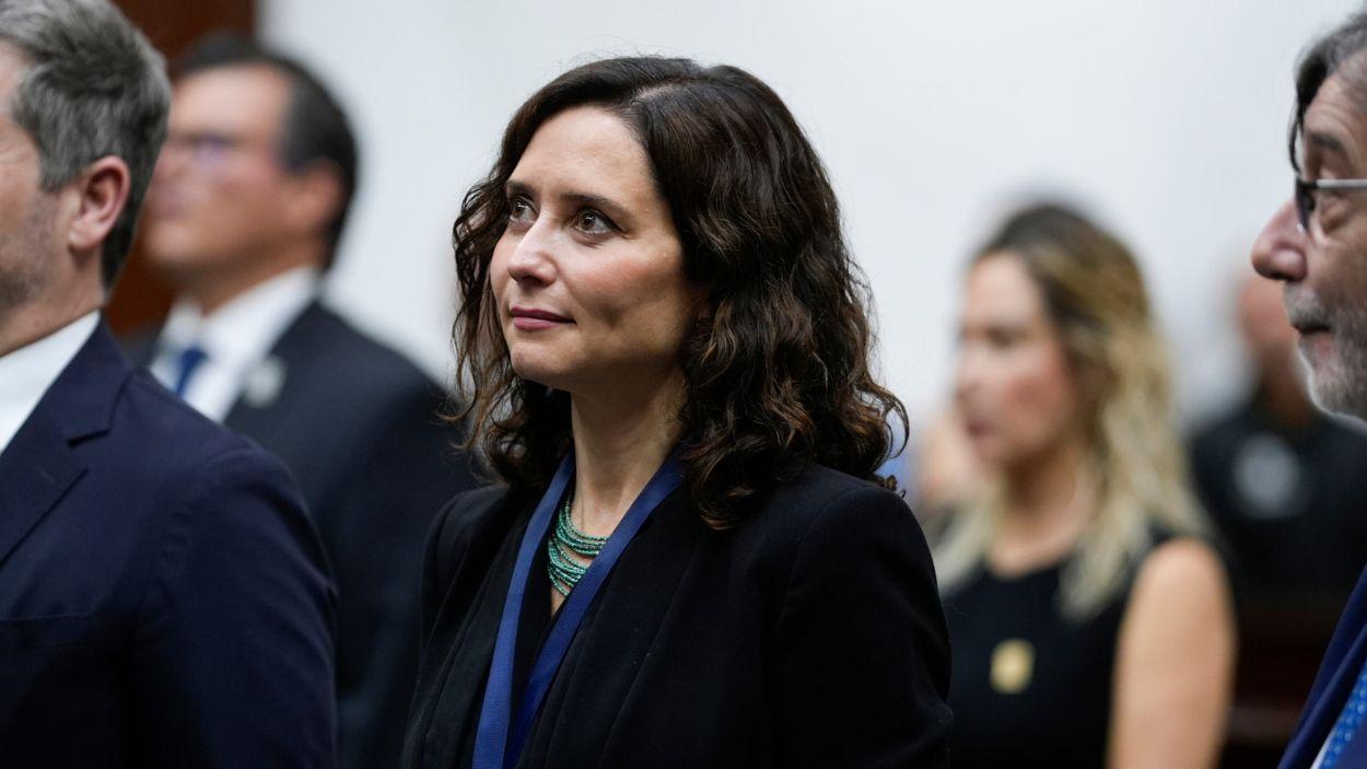 La presidenta de la Comunidad de Madrid, Isabel Díaz Ayuso, en su viaje institucional a México. EP.
