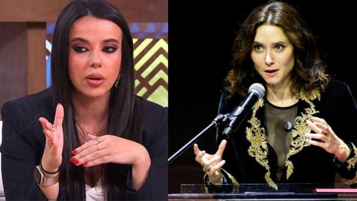 Sarah Santaolalla e Isabel Díaz Ayuso 