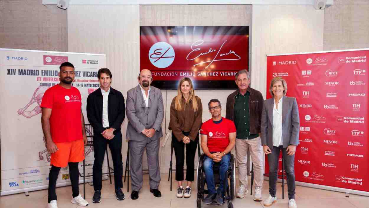 Presentación del Torneo Wheelchair. Foto de la Fundación Emilio Sánchez Vicario