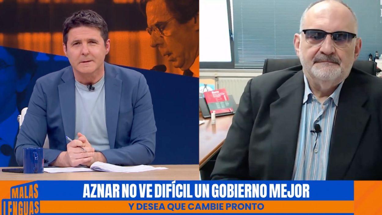 Jesús Cintora y Antón Losada. TVE.