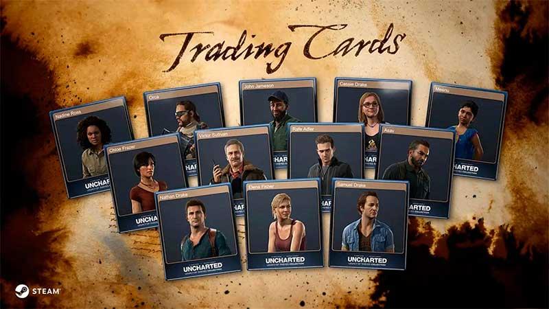 Trading cards de Uncharted 4: El Desenlace del Ladrón