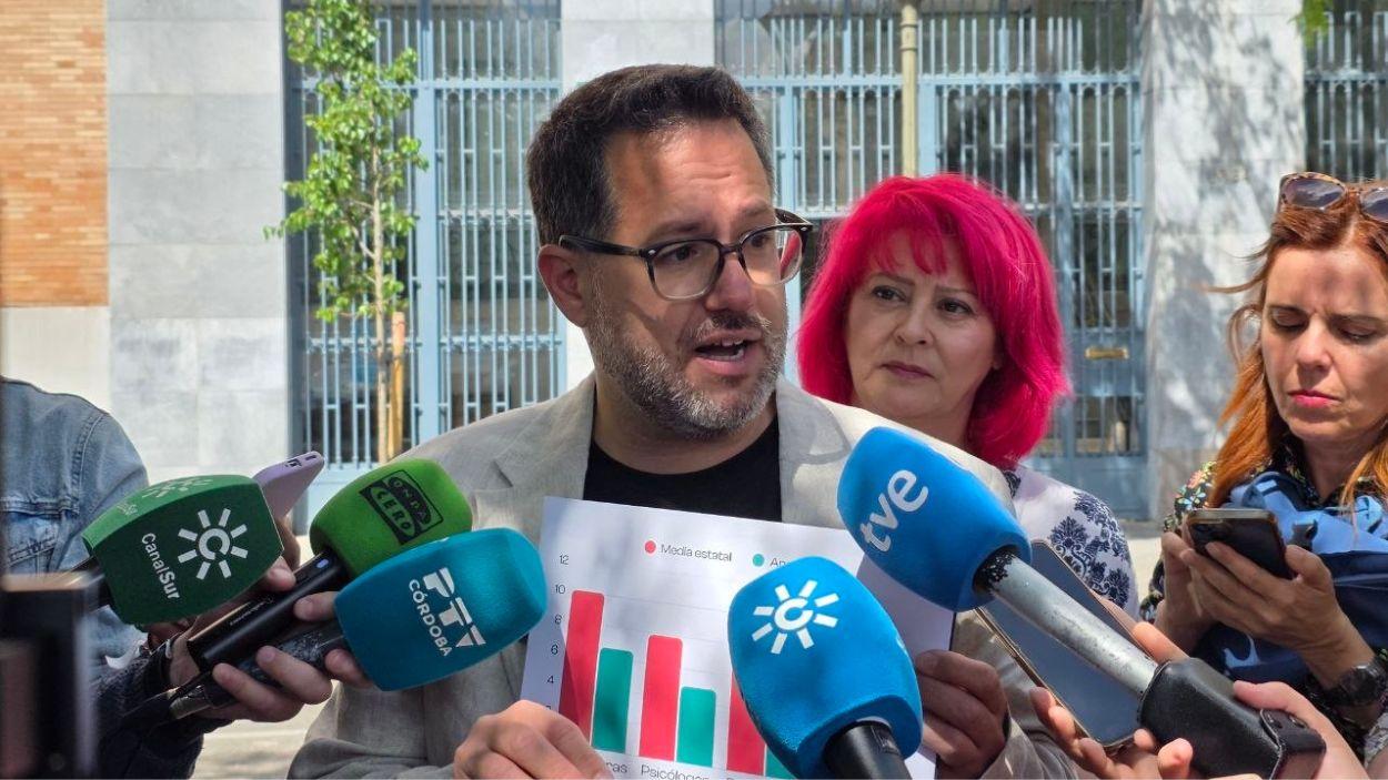 El candidato a la Presidencia de la Junta por Adelante Andalucía, José Ignacio García, en Córdoba / Adelante Andalucía