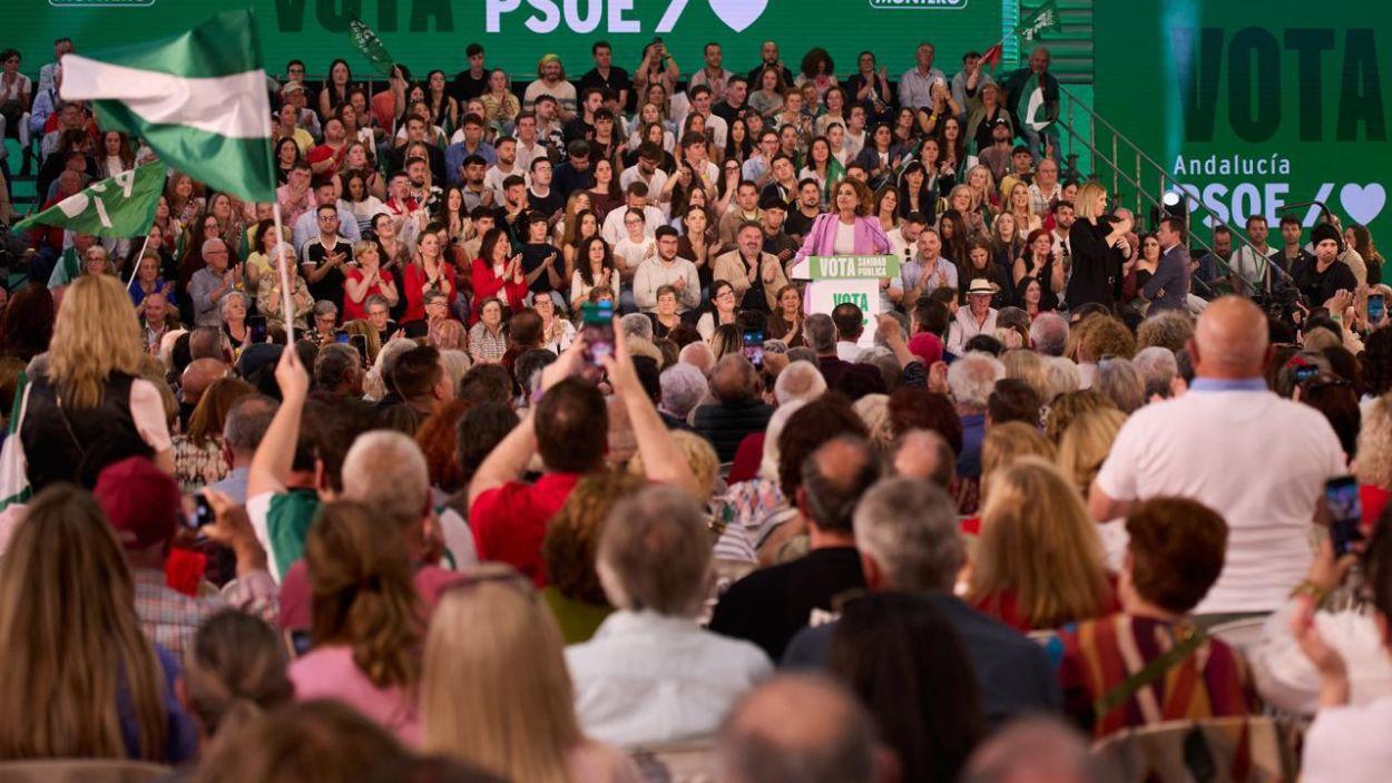 Candidata del PSOE-A a la Junta de Andalucía, María Jesús Montero / Salva Castizo