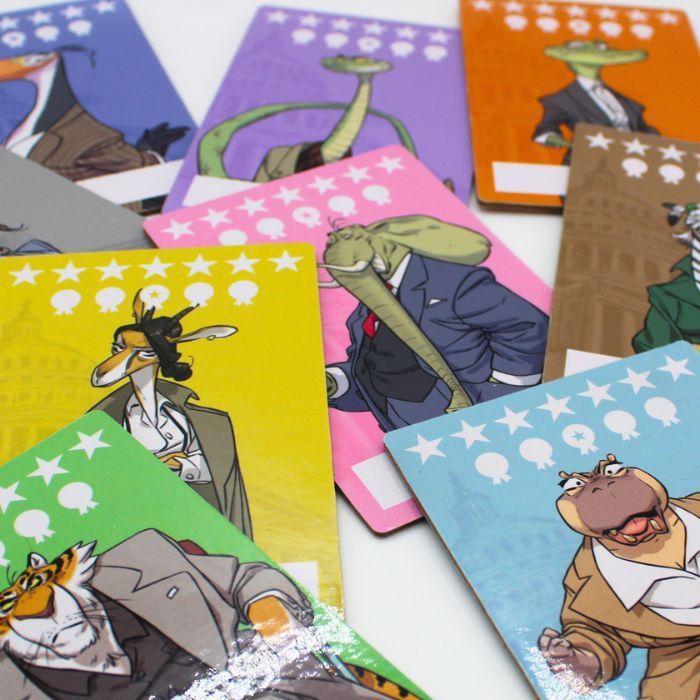 Las tarjetas de animal son uno de los grandes aciertos estéticos del juego: