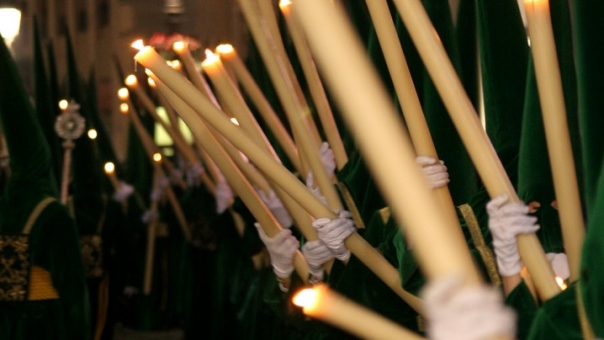 Imagen de una de las procesiones de Málaga. 