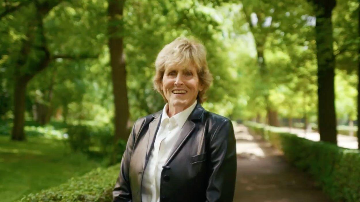 Mercedes Milá en 'Me Meto en un Jardín'. RTVE.