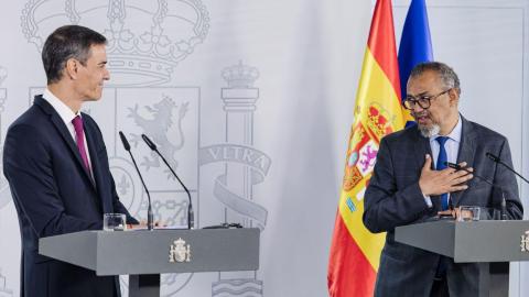 El director de la OMS aplaude en una carta el trabajo del Gobierno con la crisis del hantavirus: 