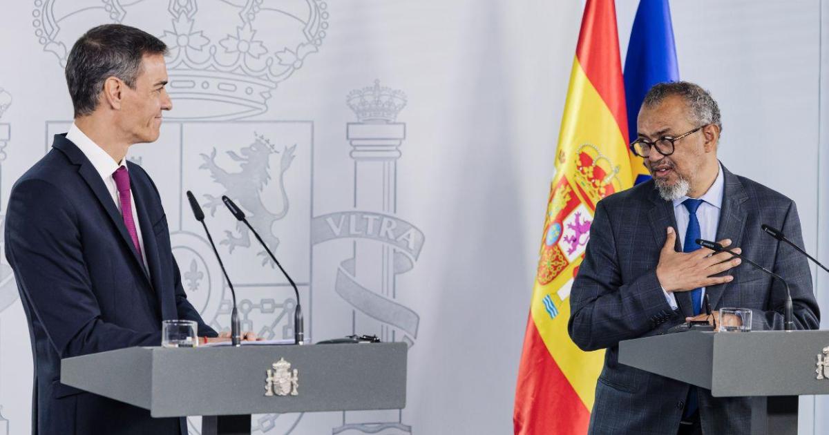 El director de la OMS aplaude en una carta el trabajo del Gobierno con la crisis del hantavirus: "Honró sus obligaciones"