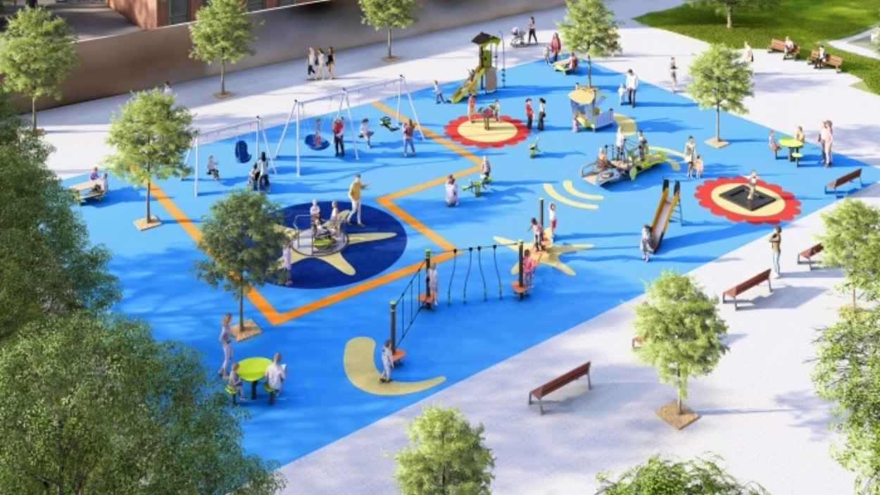 La mirada de los niños transforma el área de juego de la calle del Prat. Ayuntamiento de L'Hospitalet de Llobregat